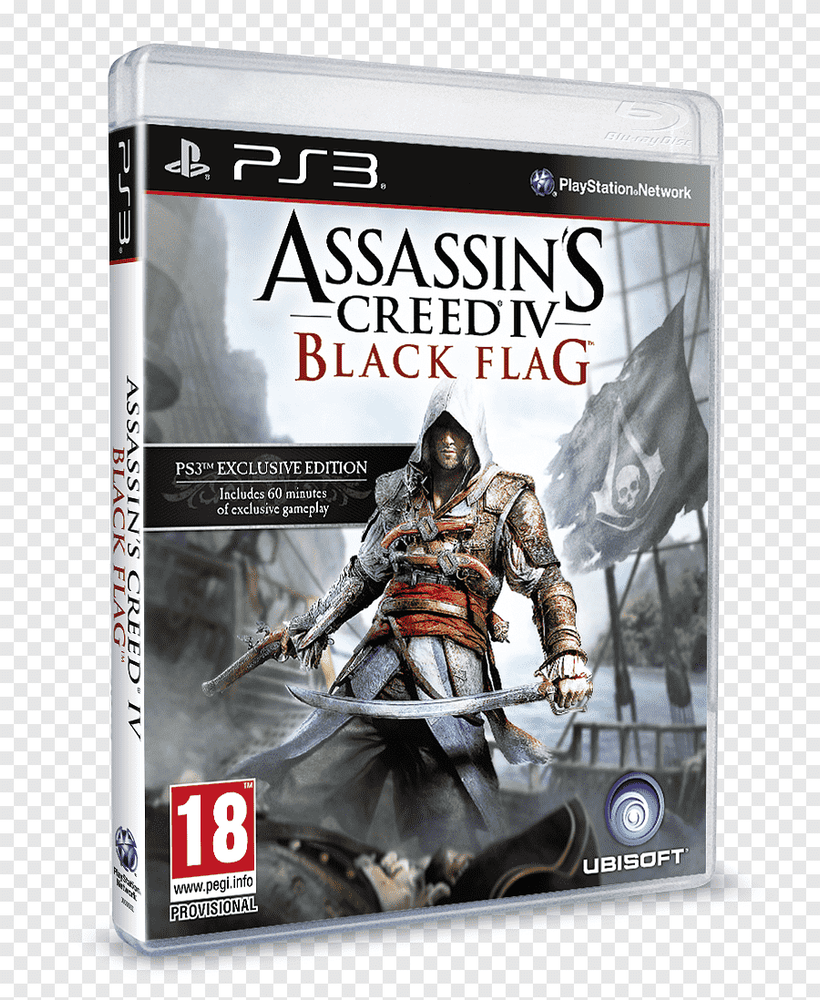 Assassins Creed 4 Черный Флаг PS3 Б/У