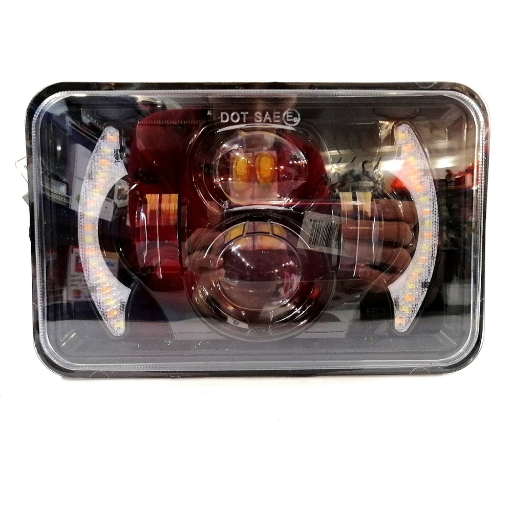 НЕТ - С69 / Фара светодиодная Led 40W, ДХО, С69 (H4, ровная СТГ) (1 шт.)