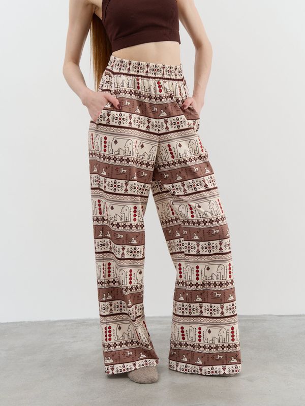 Брюки палаццо 