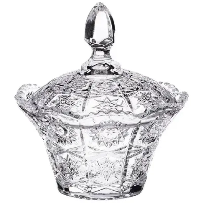 Конфетница muza crystal 12*12*13,5 см.