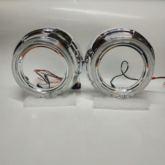 Маска для линзы 3′ Cayenne A-type круглая с LED (COB) подсветкой 044