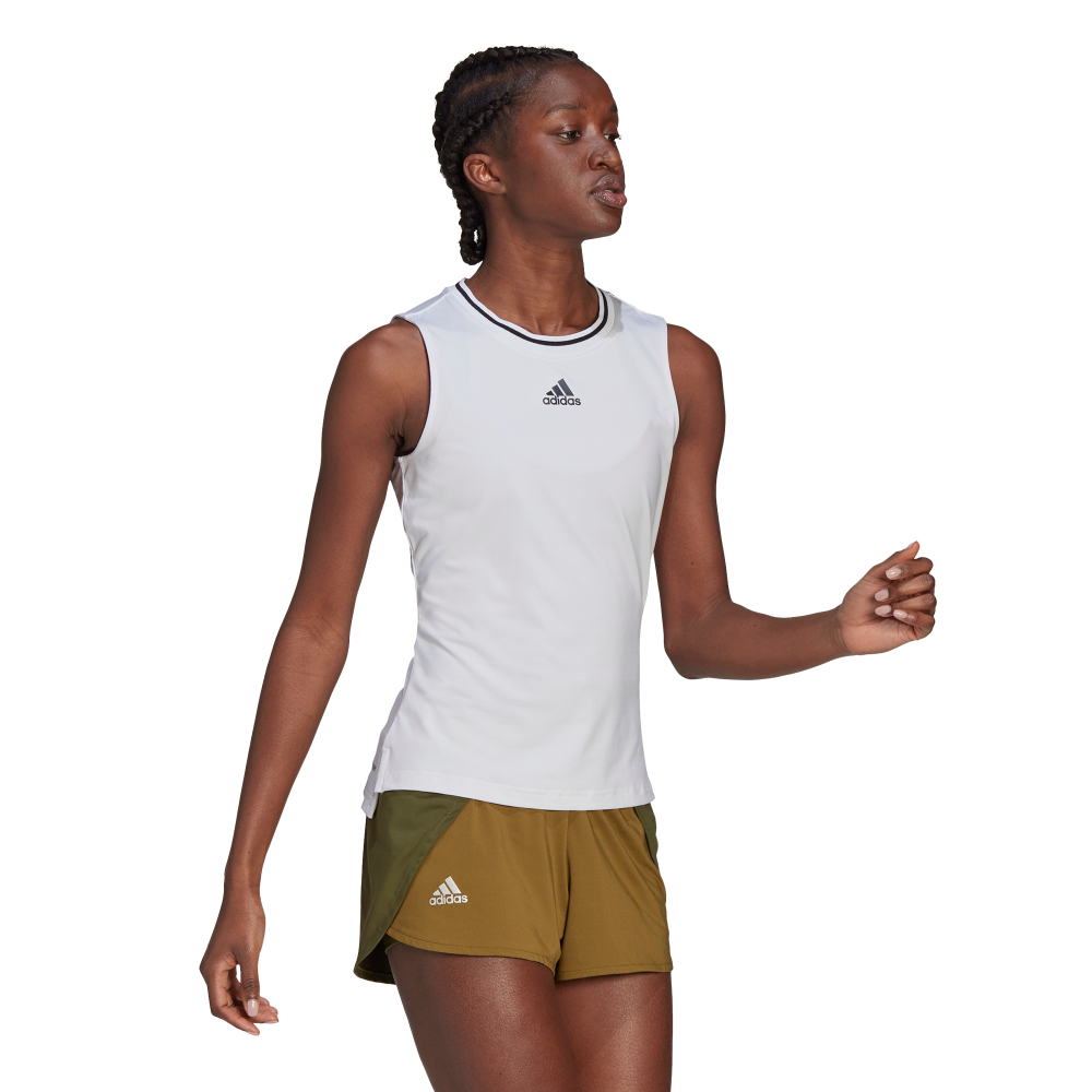 Женский топ теннисный Adidas Match Tank Top W - white/black