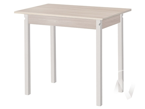 Стол обеденный ЛДСП ПН (снег лак/ясень шимо светлый)