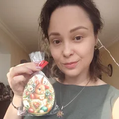 Пряник медовый Зайка с куличом / 50 гр