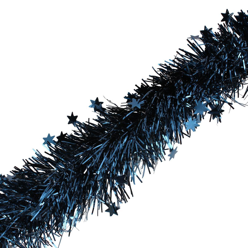 Мишура "Звёздный путь" 2 м 10 см, Сапфир (Серпантин)