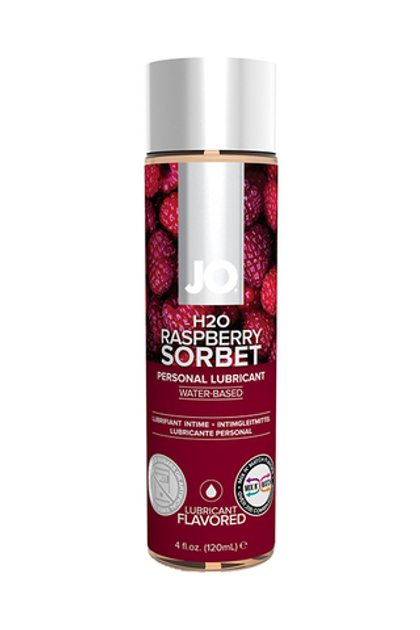 Вкусовой лубрикант "Малиновый сорбет" / JO Flavored Raspberry Sorbet (120 мл)