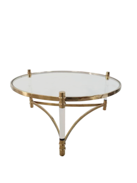 Стол журнальный Ist Casa Эклект, 104х104х46см, золото