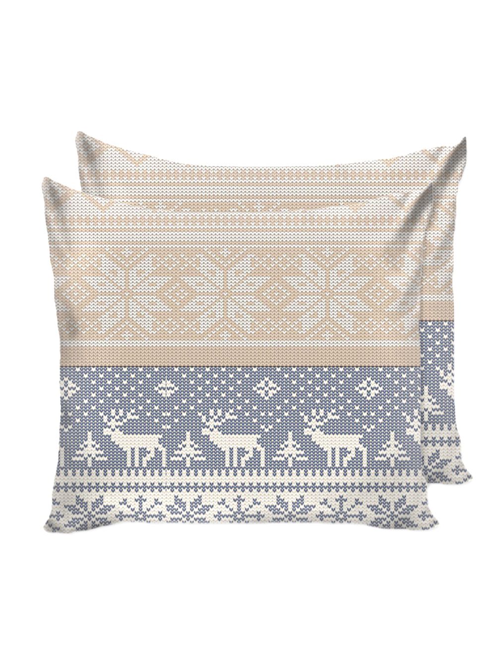 Наволочка комплект 2шт Сказка "Скандинавия" 70х70 см, перкаль