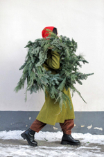 Большой рождественский венок