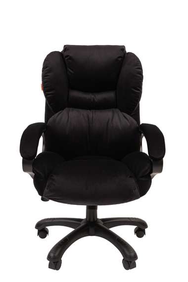 Кресло Chairman Home 434 Россия ткань Т-84 черный (черный пластик)