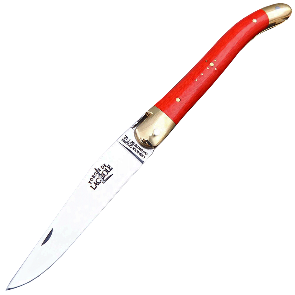 Нож складной 11см Forge de Laguiole Fiber оранжевый