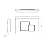 Комплект унитаза BelBagno Amanda BB051CHR+BB051SC с сиденьем Микролифт и инсталляцией WeltWasser WW Marberg 507 10000005949+10000005953 с клавишей смыва Хром глянцевый