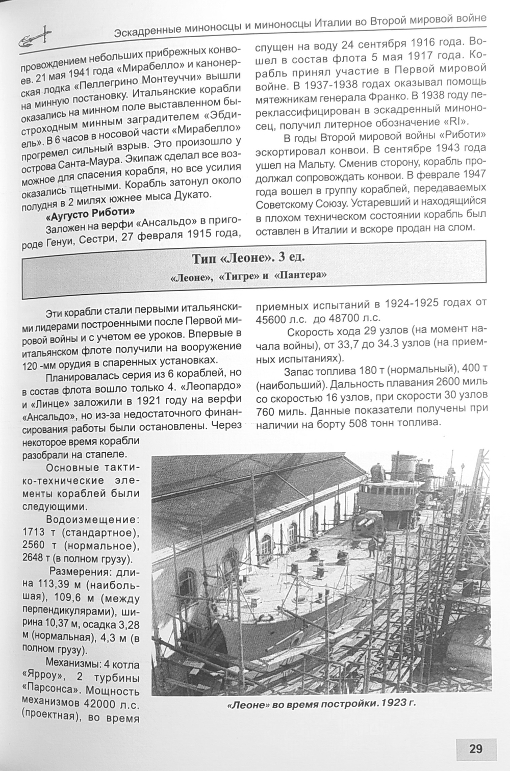 Эскадренные миноносцы и миноносцы Италии во Второй мировой войне (1923-1945 гг.)