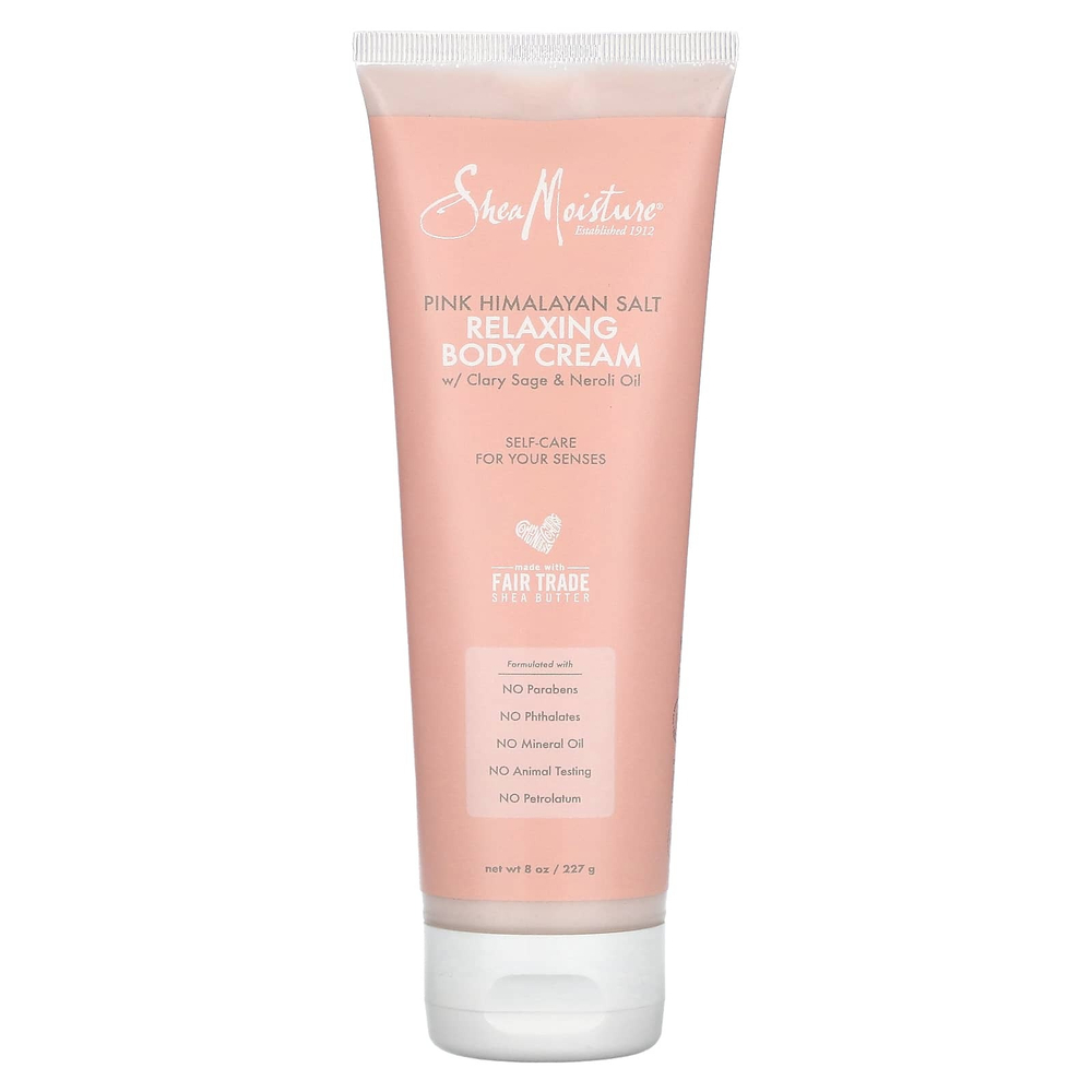 SheaMoisture, Расслабляющий крем для тела с розовой гималайской солью, 227 г (8 унций)