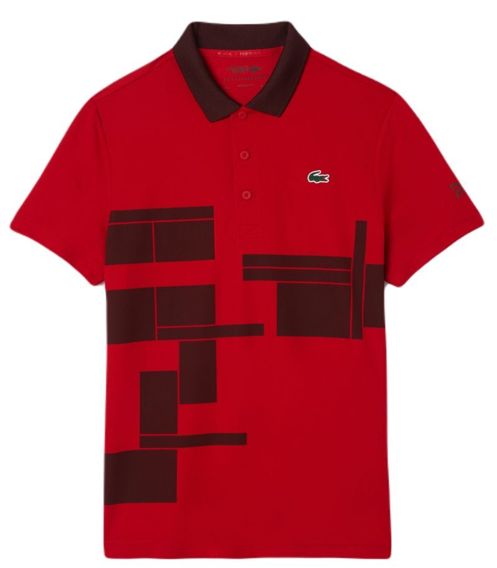 Теннисное поло Lacoste Tennis x Novak Djokovic Fan Version