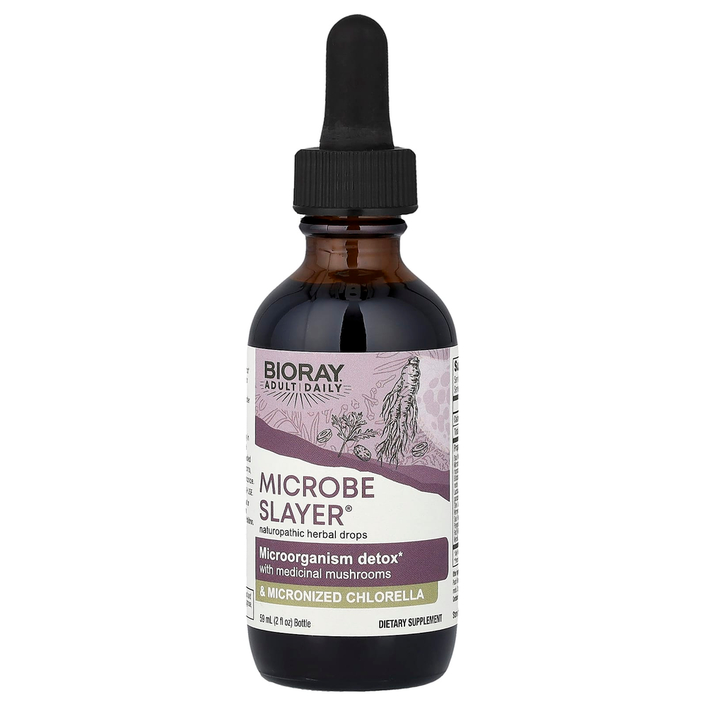 Bioray, Microbe Slayer®, средство для очищения от микроорганизмов, 59 мл (2 жидк. унции)