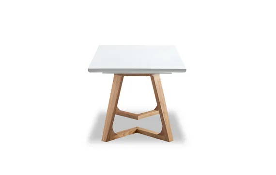 Стол раздвижной Manor, 160-220x90 см, белый лак