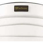 Кашпо для цветов пластиковое 7,5л d-27,1см «Бархан» Белый