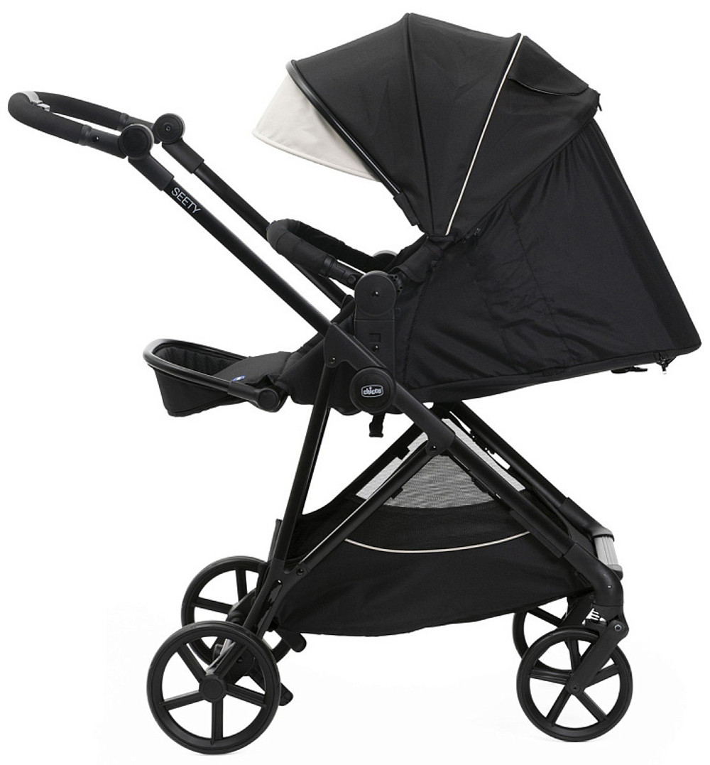Коляска Chicco Seety 2 в 1 Etna Black