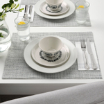 Миска IKEA FRIKOSTIG (ФРИКОСТИГ), Белый с рисунком, 11 см