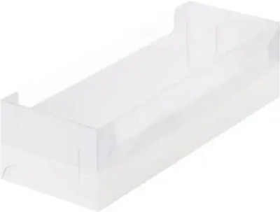 Коробка 30*11*11см для меренгового рулета, белая