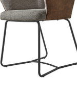 Стул DC2346R серый/ коричневый