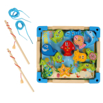 Развивающая игрушка деревянная Рыбалка, коробка C-41937
