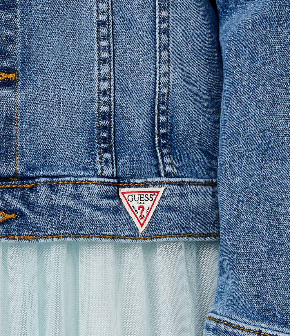 Джинсовая куртка Guess - голубой(J4RL10 D4GV0)