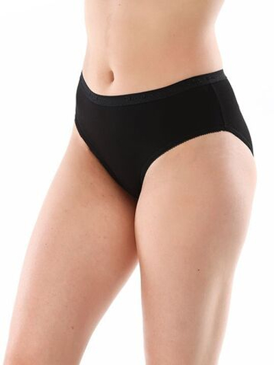 Слипы средней посадки со спорт-резинкой (Размер: XXXL) (Цвет: черный)