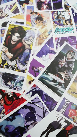 Набор открыток, карточек и наклеек "Киллер с ножницами / Scissor Seven", 188 предметов