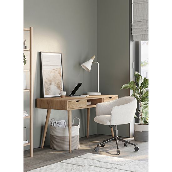 Кресло paal, букле, серое