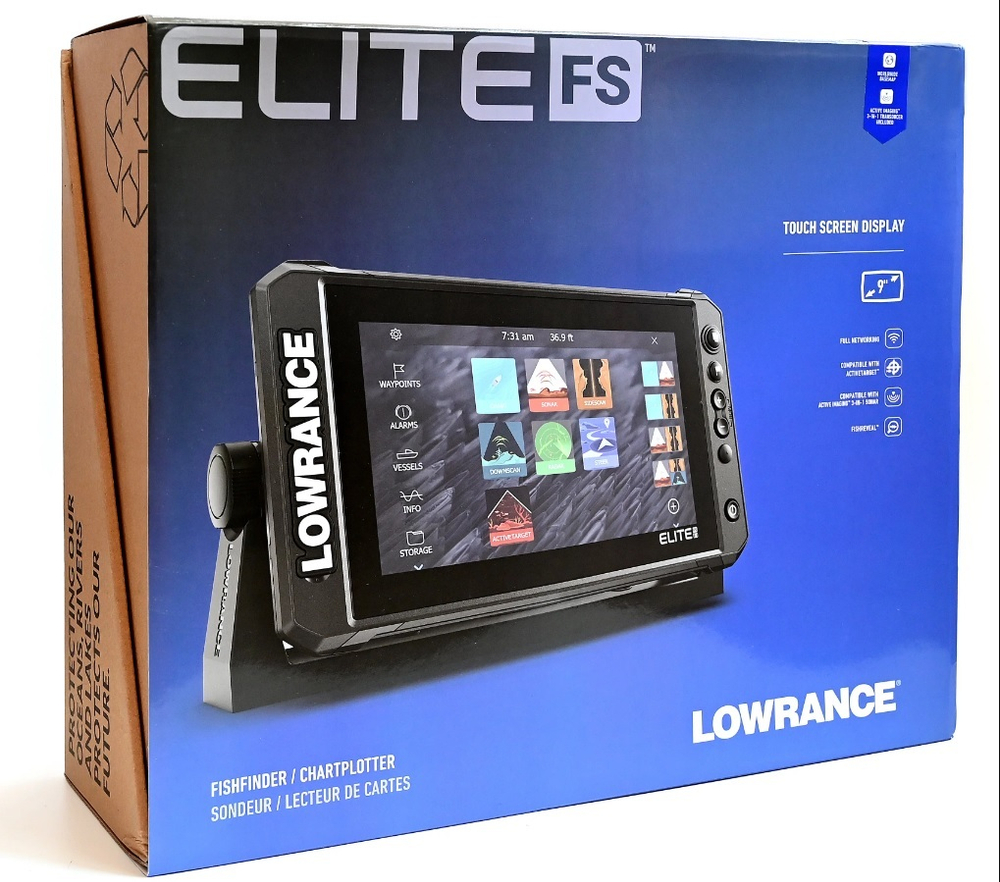 Эхолот Lowrance ELITE FS 9 с датчиком Active Imaging 3-в-1 (ROW)