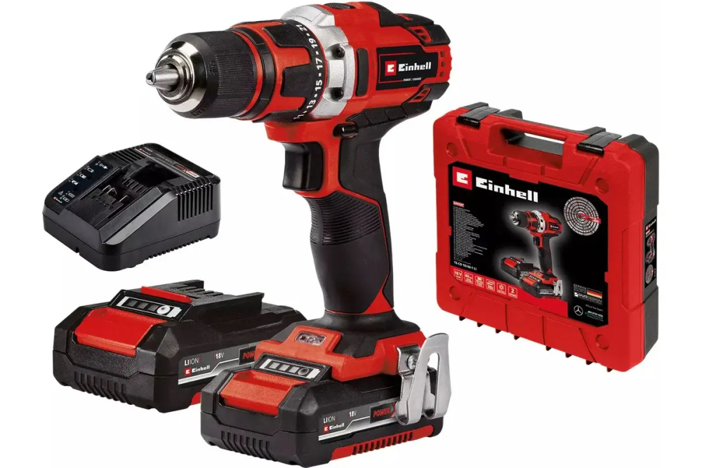 Дрель аккумуляторная Einhell TE-CD 18/40-1 Li 2x2.0Ач (4514228)