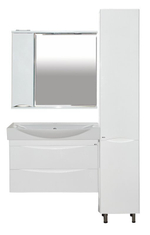 Тумба MISTY Элвис - 85 подвесная 2 ящ.  c умывальником