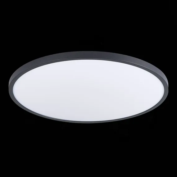 ST601.442.48 Светильник потолочный Черный LED 1*48W 4000K 4 320Lm Ra>90 120° IP20 D600xH27 185-265V Накладные светильники