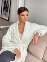 Кардиган-пальто, айвори