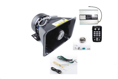 Сигнал звуковой 8-тональный (СГУ) 12V/200W микрофон/громкоговоритель (СУПЕРМОЩНАЯ) (Torino Auto)