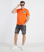 Футболка Philipp Plein - оранжевый(MTK6106 PJY002N)