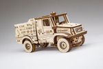 Гоночный Дакаровский МАЗ-6440RR 1:30 от EWA - Деревянный 3D пазл, конструктор, сборная механическая модель