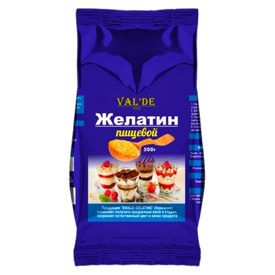 Желатин гранулированный «Valde pro» 50 гр