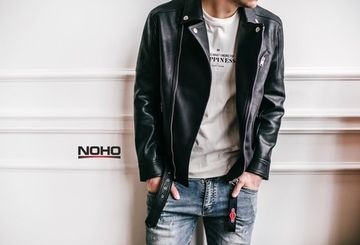 Как выбрать стильную кожаную куртку на весну и с чем носить