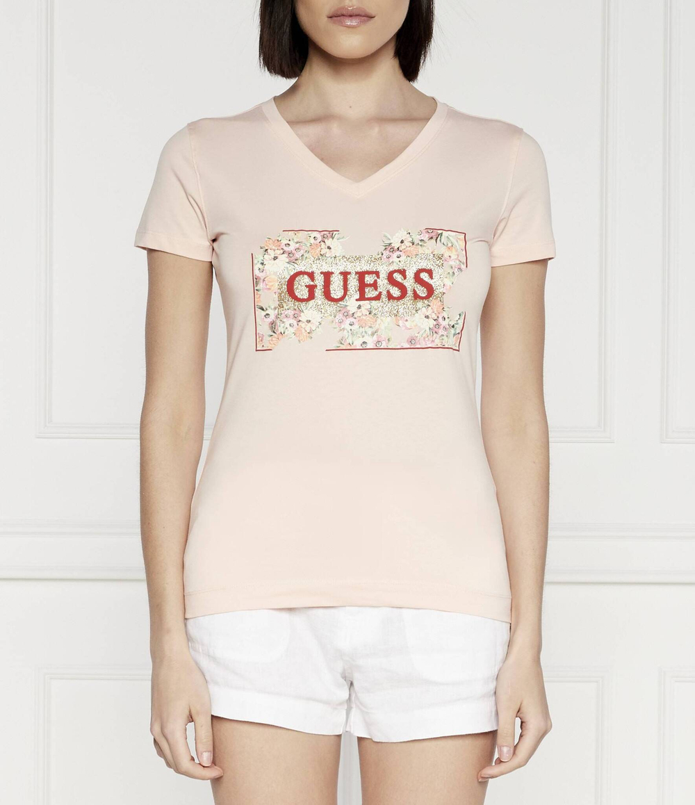 Футболка GUESS - розовый(W4GI23 J1314)