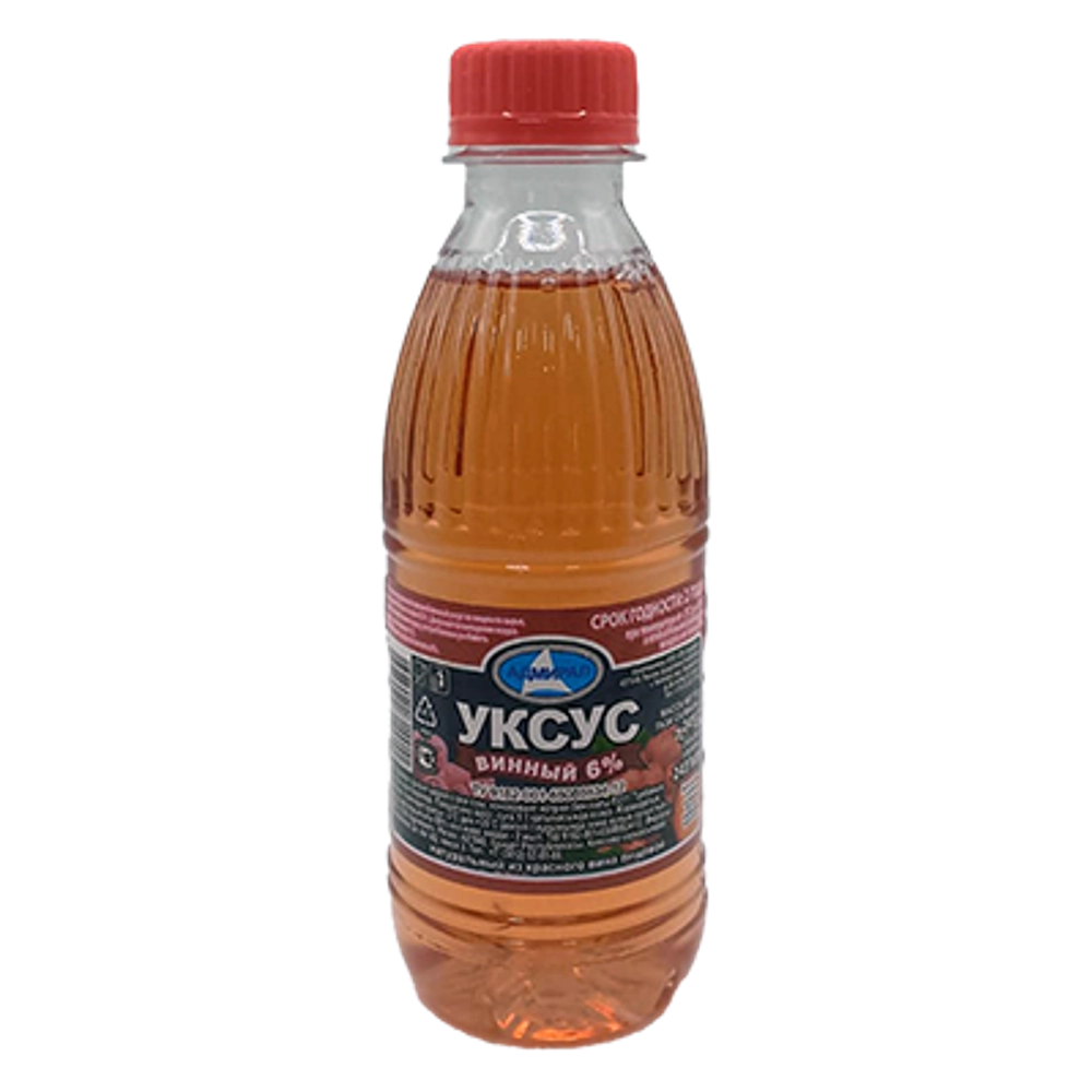 уксус винный Красный 0,245кг Адмирал ПЭТ (1х20)