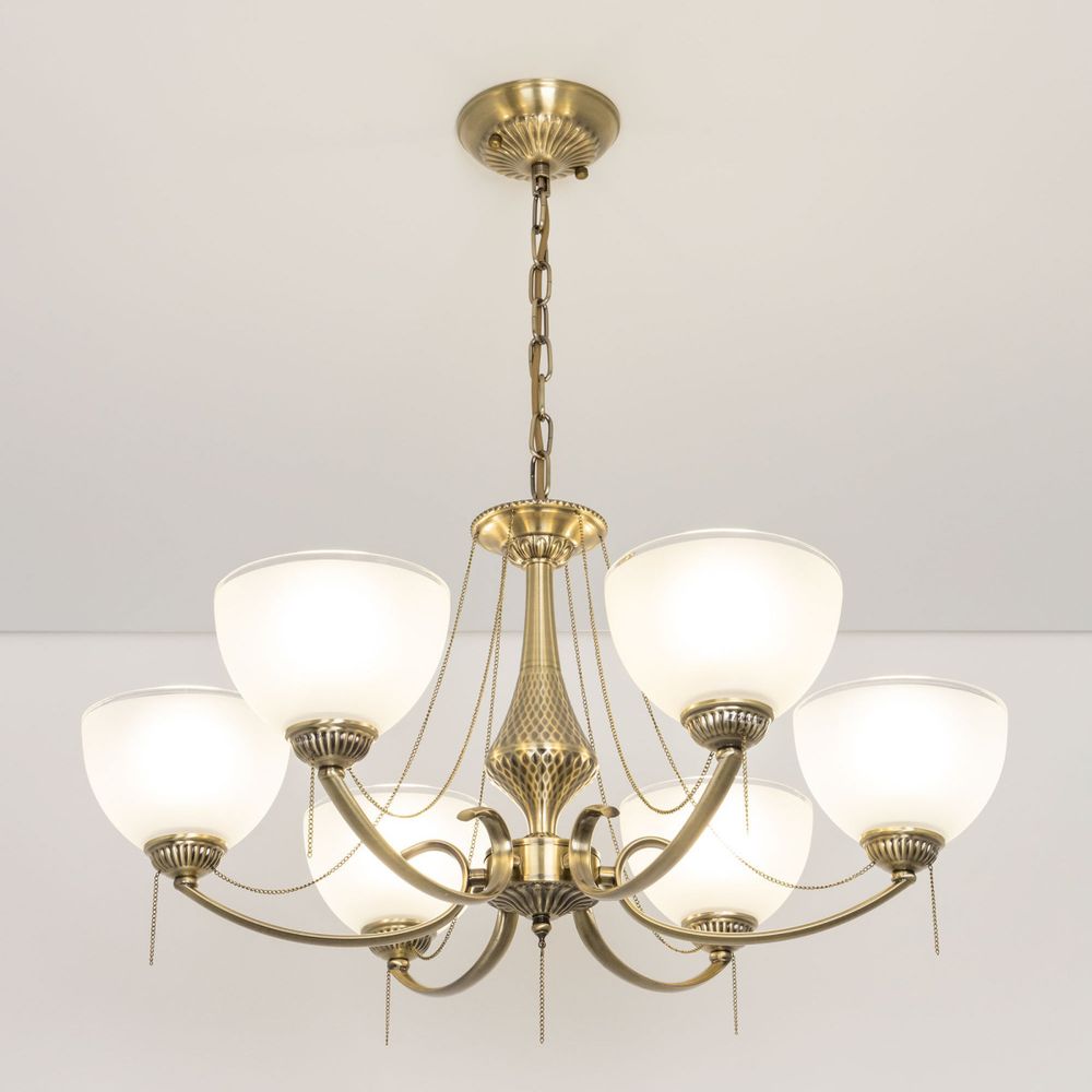 Citilux Франческа CL417263 Люстра подвесная Бронза