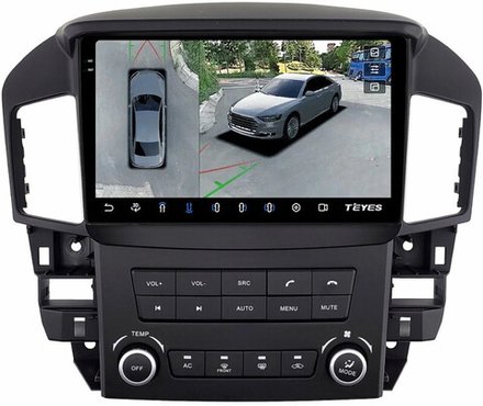 Магнитола для Lexus RX300 U10, Toyota Harrier 1 1997-2003 (любая комплектация) - Teyes CC3-2K-360 на Android 10, 2K QLED, 6/128Гб, CarPlay, 4G SIM-слот, 4 камеры в комплекте