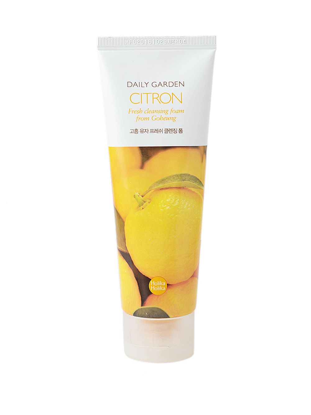 Пенка для умывания лица с экстрактом цитрусовых Holika Holika Daily Garden Goheung Citron Fresh Cleansing Foam