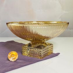 Lenardi 200-127 Фруктовница 27,5см на ножке в под.уп. (х4)Стекло