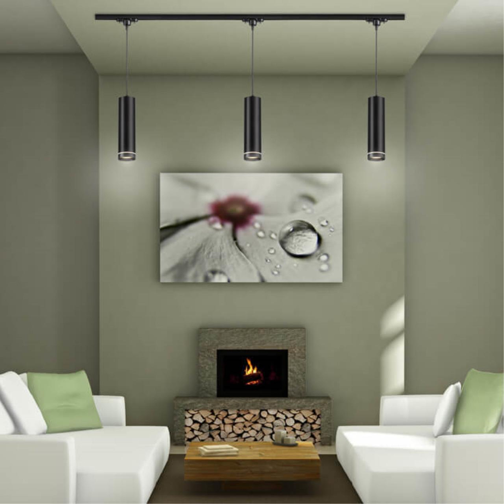 357693 PORT NT18 237 черный Светильник трековый однофазный трехжильный IP20 LED 3000K 12W 160-265V ARUM