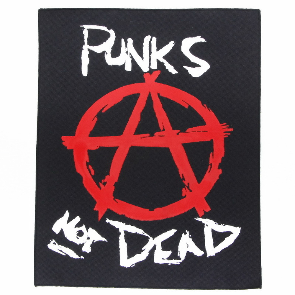 Нашивка спиновая Punks Not Dead (281)