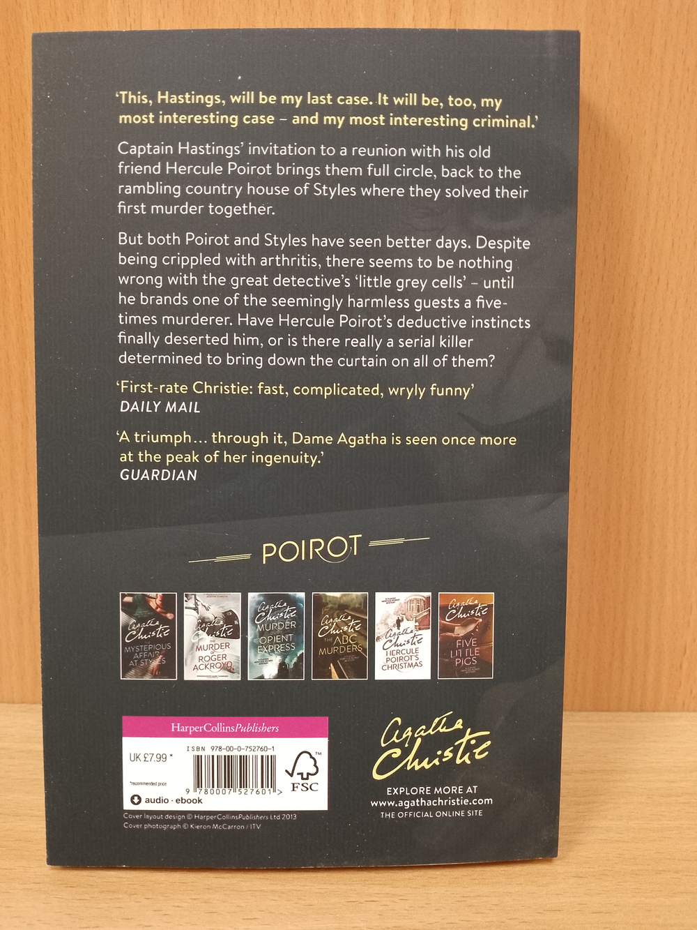 Curtain : Poirot'S Last Case